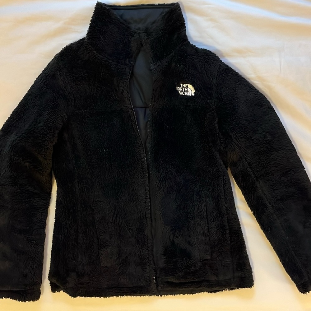 The North Face black reversible jacket, size S